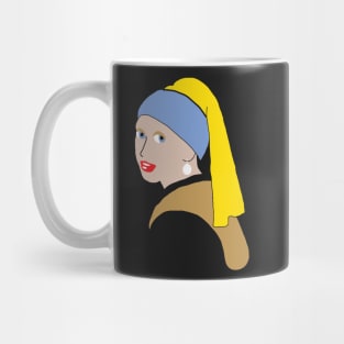 Girl with a Pearl Earring Minimized Mug